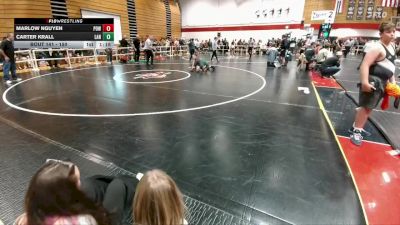 150 lbs Champ. Round 1 - Marlow Nguyen, Powell Middle School vs Carter Krall, Lander Middle School