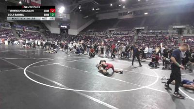 105 lbs Semis - Colt Bartel, Durango Wrestling vs Jorrdan Salazar, Steel City Reloaded Wrestling Club