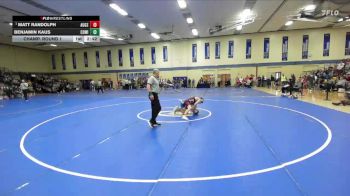 149 lbs Champ. Round 1 - Matt Randolph, Augsburg vs Benjamin Kaus, Concordia (wi)