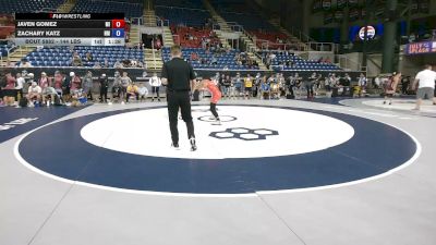 144 lbs Cons. Sub-rd Of 32 - Javen Gomez, Michigan vs Zachary Katz, New Mexico