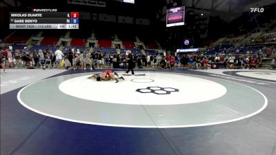 113 lbs Cons. Sub-rd Of 16 - Nikolas Duarte, IL vs Gabe Benyo, PA