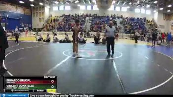 170 lbs Champ. Round 3 - Vincent Donatelle, North Port High School vs Eduardo Brugal, Westside