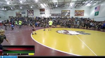 40 lbs Cons. Round 1 - Ella Slatter, Mt Spokane Wrestling Club vs Romeo Bartz, Moses Lake Wrestling Club
