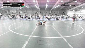 126 lbs Round Of 16 - Evelyn Becher, Team Nebraska vs Briana Dugo, Elite NJ Red