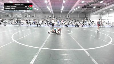 126 lbs Round Of 16 - Evelyn Becher, Team Nebraska vs Briana Dugo, Elite NJ Red