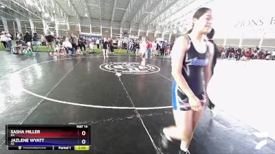 148 lbs Cons. Round 1 - Sasha Miller, NV vs Jazlene Wyatt, AZ