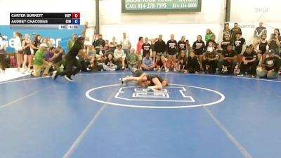 40 lbs Semifinal - Carter Burkett, Virginia Team Predator - W vs Audrey Chaconas, Cordoba Trained - W