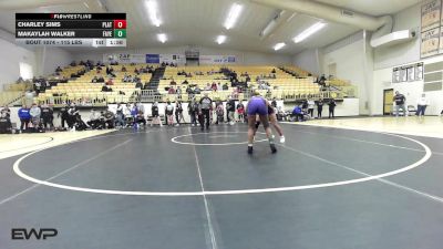 115 lbs Rr Rnd 2 - Charley Sims, Platte County vs Makaylah Walker, Fayetteville Girls HS
