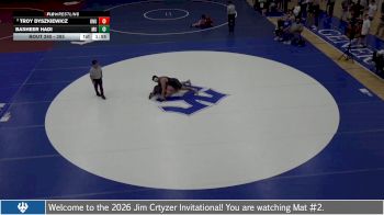 285 lbs Cons. Round 3 - Basheer Hadi, Marymount University vs Troy Dyszkiewicz, Ohio Northern University