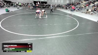 165 lbs Cons. Round 5 - Marcus Brezgel, Shawano vs Lance Veeser, Southern Door