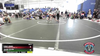 80 lbs Placement (4 Team) - Cole Jones, Untouchables Purple vs Daxin Allen, SEK Elite