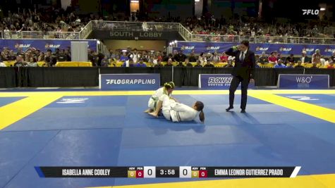 Isabella Anne Cooley vs Emma Leonor Gutierrez Prado 2026 Pan Kids Jiu-Jitsu IBJJF Championship