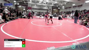 84 lbs Quarterfinal - Ronan Winkle, Raw Wrestling Club vs Cade Kreamer, Prodigy Wrestling