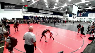 80 lbs Round 1 - Juliette Aguilar, Threshold Wrestling Club vs Addison Yabur, Savage House Wrestling Club