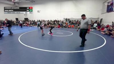 94-97 lbs Round 1 - Jake Smith, Douglas Middle School vs Connor Schuster, Laramie Middle School
