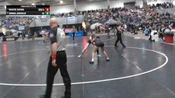 Girls 114 lbs Champ. Round 1 - Macie Goins, Bradley Central High School Girls vs Emma Arnold, Gallatin High School Girls