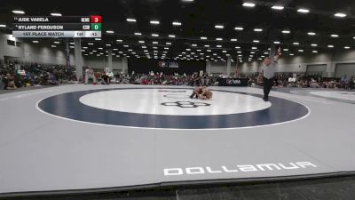 63 lbs 1st Place Match - Ryland Ferguson, King Select Wrestling vs Jude Varela, New Mexico