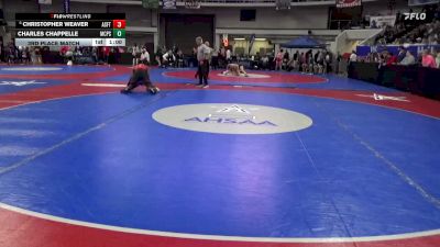 1A-4A 190 3rd Place Match - Christopher Weaver, Alabama School For The Blind vs Charles Chappelle, Montgomery Catholic Prep School