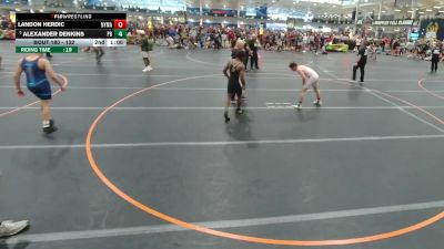 132 lbs Champ. Round 2 - Alexander Denkins, Perrysburg vs Landon Herdic, New York Military Academy