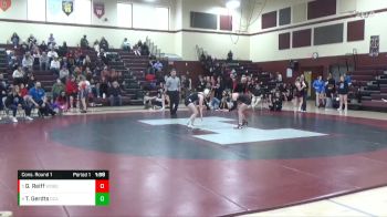 120 lbs Cons. Round 1 - Terann Gerdts, Clear Creek-Amana vs Gracelynn Reiff, Western Dubuque