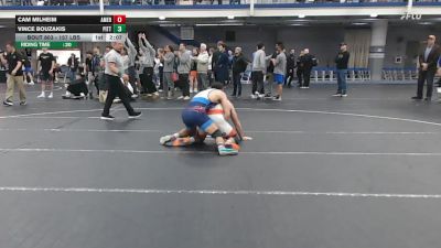157 lbs 5th Place - Cam Milheim, American University - UnAttached vs Vince Bouzakis, Pitt - UnAttached