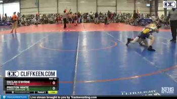 100 lbs Round 3 (6 Team) - Preston White, Dynasty Death Row vs Declan O`Byrne, PA Blue