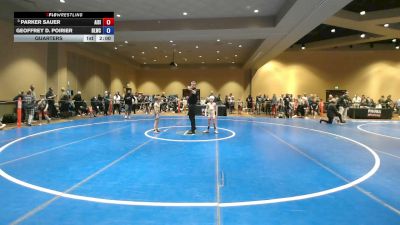 49-53 lbs Quarters - Parker Sauer, All I See Is Gold Academy vs Geoffrey D. Poirier, Burrillville Lightning Wrestling Club