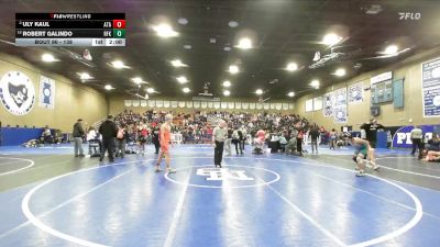 138 lbs Champ. Round 2 - Robert Galindo, R.F. Kennedy vs Uly Kaul, Atascadero