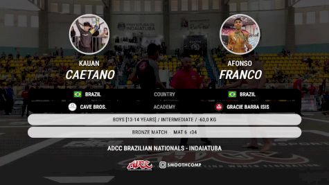 Kauan Caetano vs Afonso Franco 2025 ADCC Brazilian Nationals