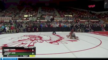 106 lbs Champ. Round 1 - Johnny Leck, Rose Hill vs Harry Costa, Wamego