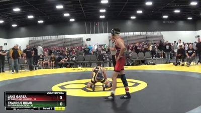 119 lbs Quarterfinals (8 Team) - Tavarius Briar, Olympia/Demolition vs Jake Garza, DC Wrestling Academy