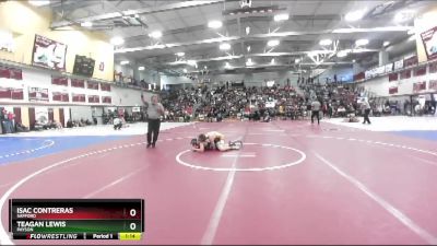 120 lbs Semifinal - Isac Contreras, Safford vs Teagan Lewis, Payson