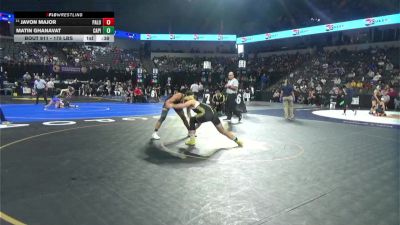 175 lbs Consi Of 16 #2 - Javon Major, Paloma Valley (SS) vs Matin Ghanavat, Capistrano Valley (SS)