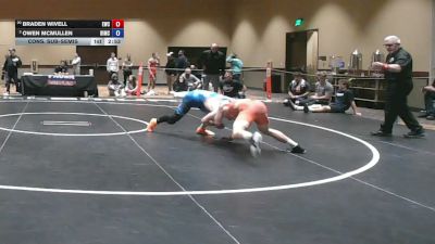 132 lbs Cons. Sub-semis - Braden Wivell, Exodus Wrestling Club vs Owen McMullen, Bishop McCort