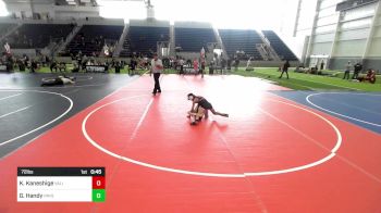 72 lbs Rr Rnd 2 - Killian Kaneshige, Valiant CP vs Gavin Handy, Payson WC