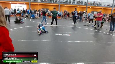 80 lbs Quarterfinal - Abel Benton, White Knoll Youth Wrestling vs Bryce Eller, JET