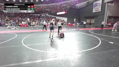 160 lbs Champ. Round 2 - Sean Sleznikow, Marshfield vs Landon Lange, Luxemburg-Casco Wrestling Club