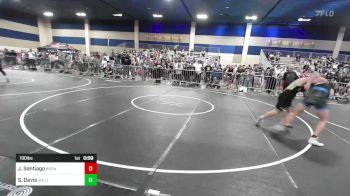 190 lbs Round Of 64 - Jason Santiago, Bronco WC vs Satoshi Davis, Gold Rush Wr Ac