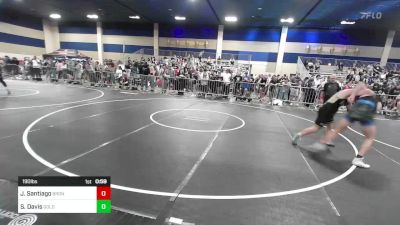 190 lbs Round Of 64 - Jason Santiago, Bronco WC vs Satoshi Davis, Gold Rush Wr Ac