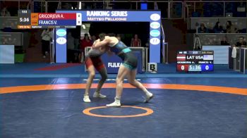 68 kg Victoria Francis, USA vs Anastasija Grigorjeva, LAT