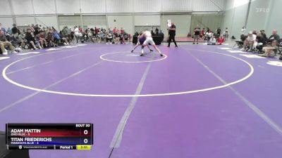 120 lbs Placement Matches (16 Team) - Adam Mattin, Ohio Blue vs Titan Friederichs, Minnesota Blue