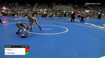 76 lbs Prelims - Mason Bauer, The Wrestling Factory Of Cleveland vs Noah Nicholson, Mn Elite