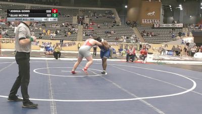 285 lbs Quarterfinal - Joshua Goins, Corbin vs Elias McPike, Paducah Tilghman
