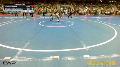 67 lbs Consi Of 32 #2 - Jasper Creten, SlyFox Wrestling Academy vs Cameron Brassfield, Rising Kingz