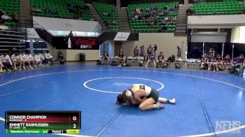 159 lbs Semifinals (16 Team) - Connor Champion, Ranburne vs Emmett Rasmussen, St James