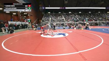 2A-120 lbs Quarterfinal - Dyllan Myers, Thermopolis vs Linken Heth, Niobrara County