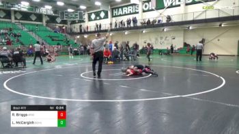 85 lbs Consolation - Raegan Briggs, Athena Wrestling Club vs Landon McCargish, DeHart Elite