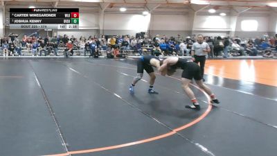 174 lbs Semifinal - Joshua Kenny, Grand Valley State vs Carter Winegardner, West Liberty