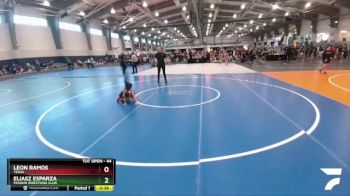 44 lbs Semifinal - Leon Ramos, Texas vs Eliasz Esparza, Mission Wrestling Club
