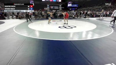 126 lbs Champ. Rd Of 128 - Hunter Knox, OK vs Storm Rieck, KS